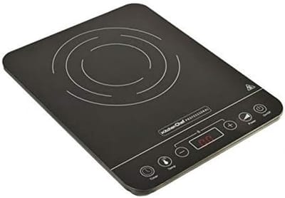 Inductiekookplaat - Draagbare kookplaat - Snel koken - Temperatuurregeling - 29x37 cm - Zwart