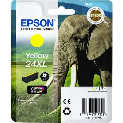 Epson Inktcartridge 24XL (C13T24344012) Geel Hoge capaciteit