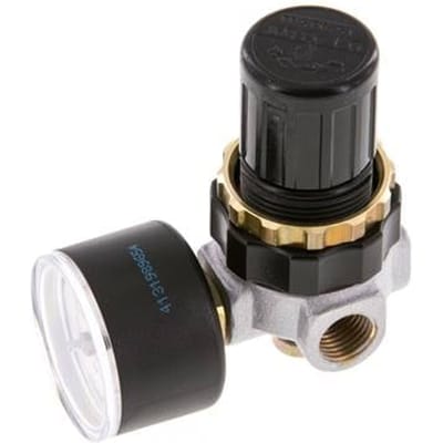 Drukregelaar G1/4'' 330l/min 0.5-3.0bar/7-44psi Zinkspuitgietstandaard 0