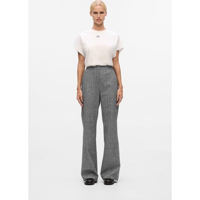 Karl Lagerfeld Grey/black Tweed Pants Taglia: 42 | Pantaloni da completo Outlet | Donna | Grigio