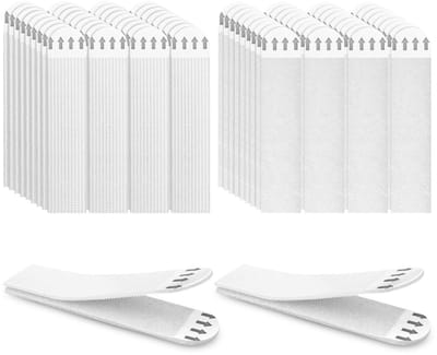 longziming -Zelfklevende Fotolijst Hangers - Zonder Boren Wandbevestiging Strips - Verwijderbare Muurclips voor Decoratie en Lijsten - 36 Paar