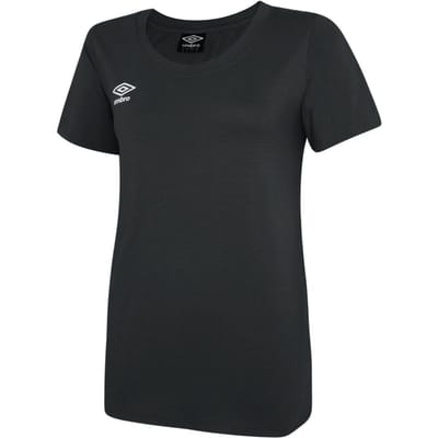 Umbro Dames/Dames Club Vrijetijds-T-shirt (Zwart/Wit)