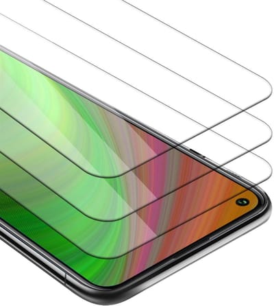 Cadorabo 3x Screenprotector geschikt voor Oppo A53 - Beschermende Pantser Film in KRISTALHELDER - Getemperd (Tempered) Display beschermend glas in 9H hardheid met 3D Touch