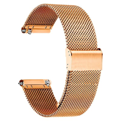Dailygoods- Horlogeband Roestvrij Staal - Quick Release - Vervangend Bandje - 10/12/14/16/18/20/22 mm - Heren/Dames - Hoogwaardige Kwaliteit - Horlogebandje