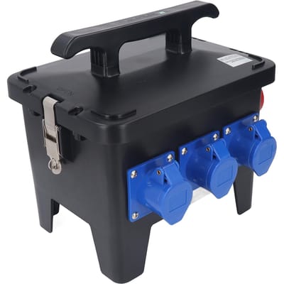 Boîtier de protection de distribution Unité de distribution d'énergie extérieure portable avec protection contre les fuites RCBO CA