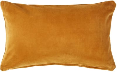 Homescapes Mosterdgeel fluwelen kussenhoes 30 x 50 cm