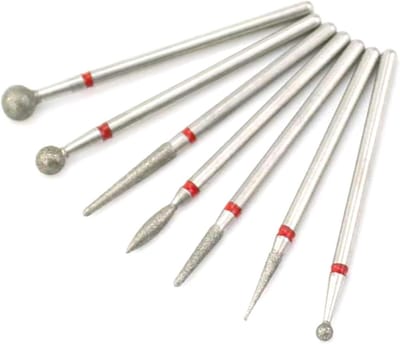 Nail Boren Set - Nagelvijl Bits - Nagelverzorging Thuis - Hittebestendig Materiaal - 7 Stuks - Niet gespecificeerd