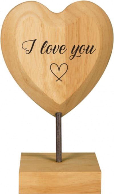 Hart - I love you - Lint: Speciaal voor jou - Cadeauverpakking