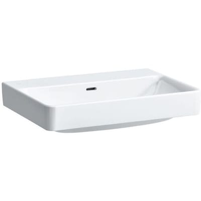 LAUFEN Pro S Countertop washbasin 65 cm without tap hole, with overflow H8169640001091