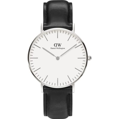 Daniel Wellington Classic Sheffield DW00100053 - Horloge - Staal - Zwart - Ø36 mm