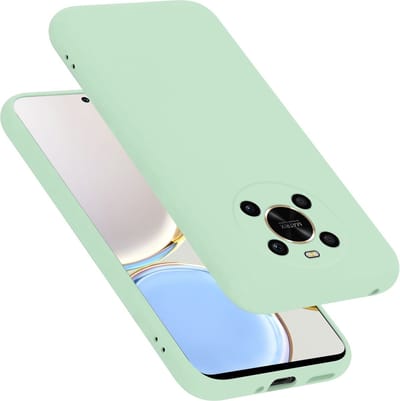 Cadorabo Hoesje geschikt voor Honor MAGIC 4 LITE in LIQUID LICHT GROEN - Beschermhoes gemaakt van flexibel TPU silicone Case Cover