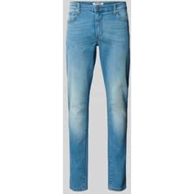 Only & Sons blauwe heren jeans   Loom   Stonewash wassing   Slim Fit   5-Pocket zakken   Knoop- en ritssluiting   Low waist Blauw 32/32