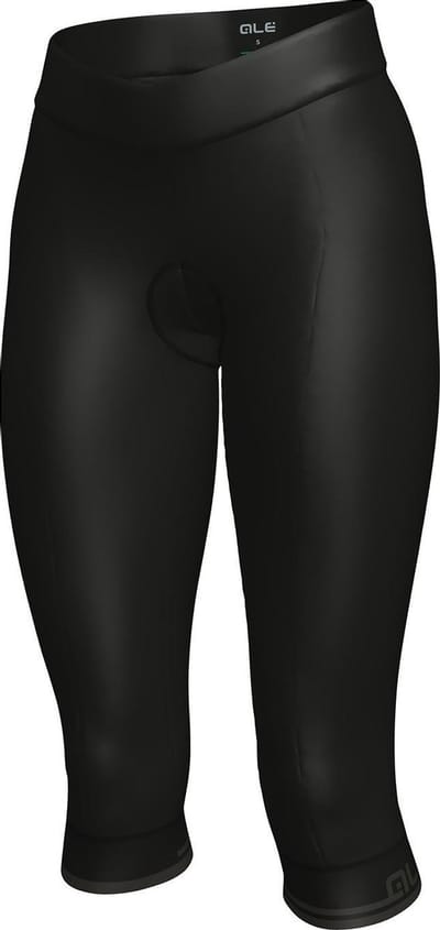 Dames Collant Solid Classico 3/4 - Zwart - S