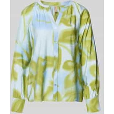 regular fit blouse met V-hals model 'CATE 2'