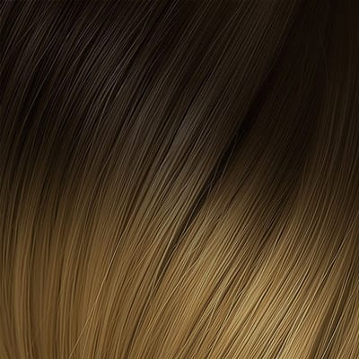 Seiseta Keratin Fusion 4/14 Donker Kastanjebruin/ Blond - Ombré 40-45cm
