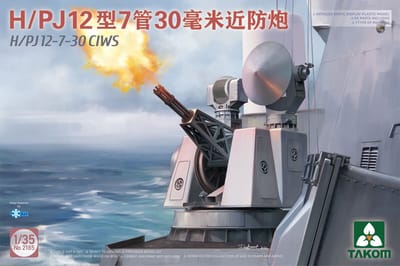 Takom Modelbouwpakket Militaire voertuigen - 2185 Type 730 CIWS - H/PJ12-7-30 CIWS - Kanon Plastic - 1:35 - Modelbouw