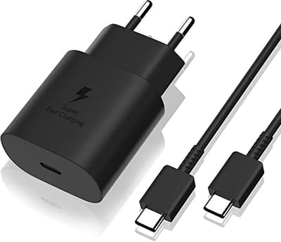 Viewr 25W USB C Snellader - USB C Oplader - Snellader 25W - Super Snel Laden - Inclusief Oplaadkabel - Oplader - Snellader geschikt voor Smarthones & Laptops