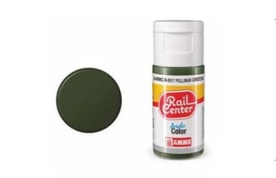 AMMO by Mig Jimenez Hobbyverf - MIG R0017 Rail Center - Pullman Green - 15ml Verf flesje - 15 ml