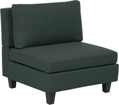 UNSTAD - Fauteuil - Donkergroen - Polyester
