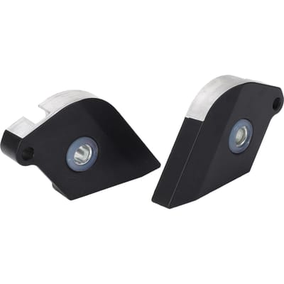 2 STUKS Elektrische Scooter Opvouwbaar Voorste Schuifplaat Aluminiumlegering Opvouwbare Voorste Schuifplaat voor S1 S2 black