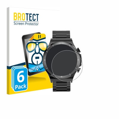 BROTECT - Screenprotector voor FANTTIK Smartwatch 1.39" - Folie Beschermfolie transparant 6 Stuks
