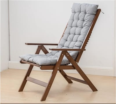 Opvouwbare Ligstoel - Lounge Stoel Tuinstoel - Ontspannen Buiten - Zero Gravity Design - 300 kg - Walnoot
