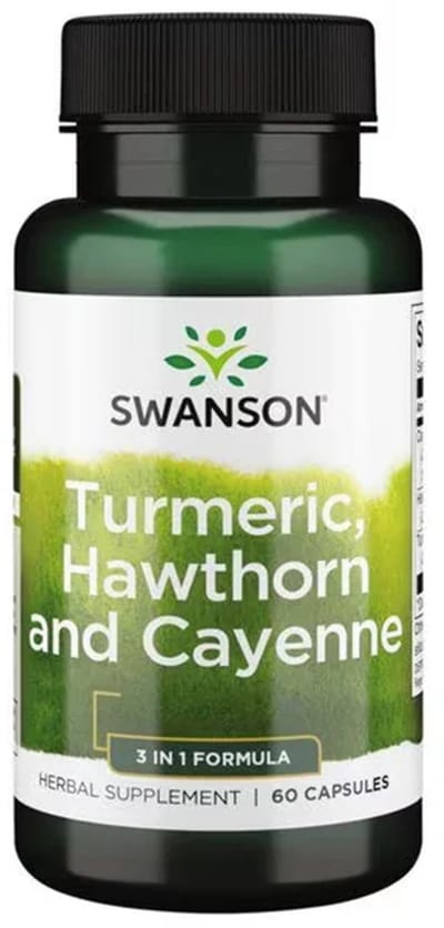 Swanson Health Full Spectrum Turmeric, Hawthorn & Cayenne