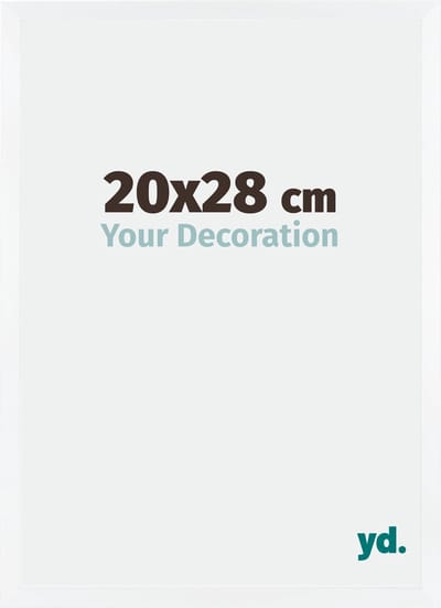 Your Decoration - Fotolijst 20x28 cm - MDF - Wit Mat - Catania
