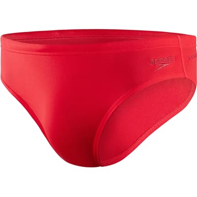 Speedo Eco+ Brief 7 cm Heren - Zwembroek Heren - Chloorbestendige Zwemslip Heren - Strakke Sportzwembroek met Trekkoord - Marine - S