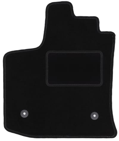 Bestuurdersmat zwart voor: Dacia Lodgy minivan (2012-)