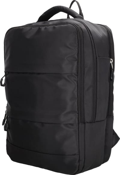 Beagles Originals Chiba Premium Rugzak met 15,6 inch Laptopvak - Underseat - Handbagage - Zwart
