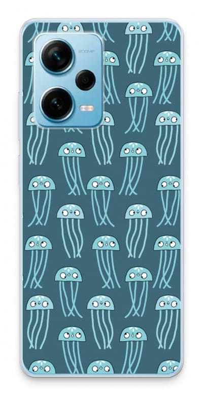 Case Company® - Hoesje geschikt voor Xiaomi Redmi Note 12 Pro Plus hoesje - Kwallie - Soft Cover Telefoonhoesje - Bescherming aan alle Kanten en Schermrand