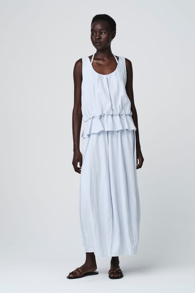 Sachi viscose top | Light Blue - Light Blue / S