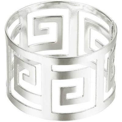 1 stuks Servetringen Legering Servethouder West Diner Handdoek Servetring Feestdecoratie Tafeldecoratie 1pcs zilver