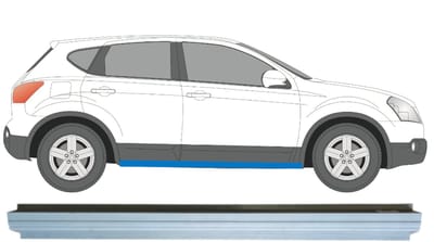 Reparatie dorpel voor Nissan Qashqai 2007-2013 / Links = Rechts