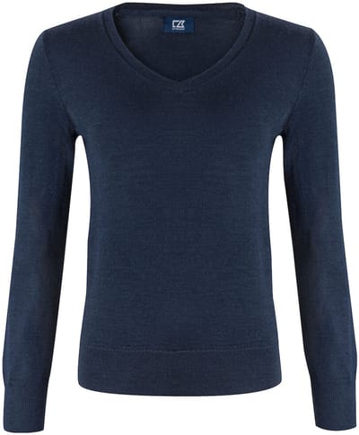 Cutter & Buck Vernon V-neck Dames 355433 - Dark Navy - XS