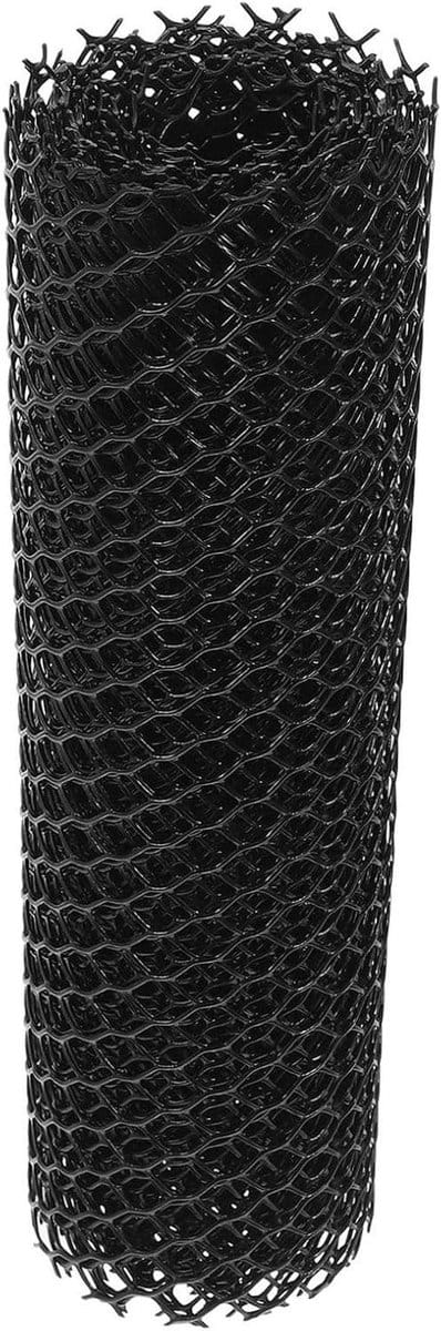 Balkon Veiligheidsnet - Huisdierafscherming Railing Netting - Huisdieren Beveiligen - Weerbestendig Duurzaam Materiaal - 500 x 40 cm - Zwart