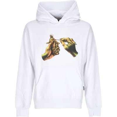 Dominet Hoodie Witte herenhoodie