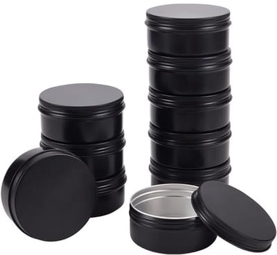 Dailygoody - Aluminium Blikjes - 150ml - Robuust en Lekvrij - Zwart