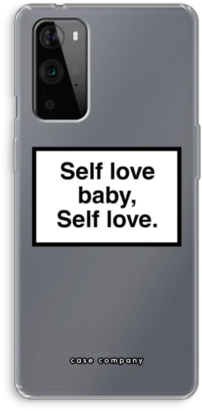 Case Company® - Hoesje geschikt voor OnePlus 9 Pro hoesje - Self love - Soft Cover Telefoonhoesje - Bescherming aan alle Kanten en Schermrand