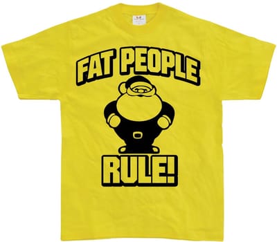 Hybris Fat People Rule T-shirt SH-1-15069-H6-2