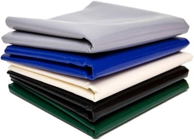 Vrachtwagenzeil PVC - Afdekzeil Waterdicht - Goederen Beschermen - Scheurvast Materiaal - 3m x 4m - Zwart