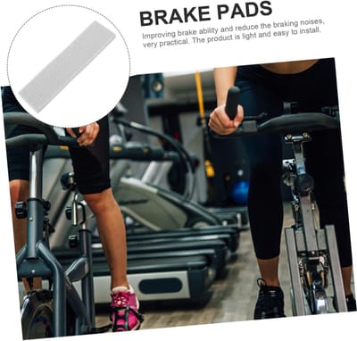 Hometrainer Remblokken - Fitnessfiets Onderdelen - Fietsen Trainen - Verbeterde Remkracht - 12x3x1 cm - Grijs