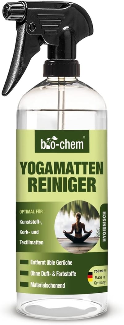 Yogamat reiniger voor effectieve en natuurlijke reiniging van sportmatten