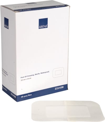 Abena Eilandpleister Waterproof - 40 Stuks - Steriel Absorberend Wondverband - Nonwoven Pleisters - 10 x 15 cm