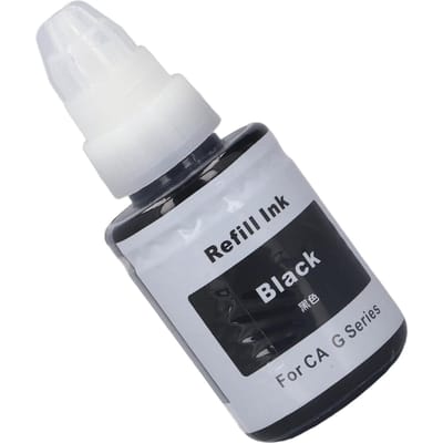 Encre d'imprimante à séchage rapide de remplacement encre de recharge pour G1800 G2800 G1810 G2810 G3800 G3810 Noir(135ml) noir