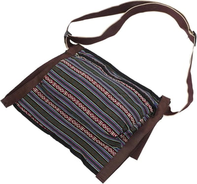 Yogamat Opbergtas - Gymnastiek Tas - Sport Benodigdheden - Etnisch Ontwerp - 42 cm Lengte - Bruin