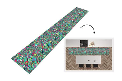 Keukenloper 300x50 cm - Keukenmat vinyl Fantasy - Design - Kleuren - Retro - Keukenmatten loper - Keuken vloerkleed tapijt
