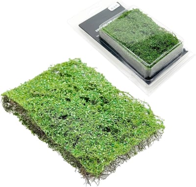Miniatuur camouflage grasboeket voor modelspoorweglandschap, diorama-accessoires en lentegroen decoratie