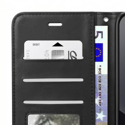 Mayaxess, Hoesje geschikt voor Redmi Note 15 Pro Plus 5G - Wallet Case & Koord, Zwart